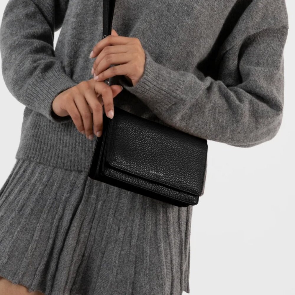 Matt & Nat Black Crossbody Bag - Picture 4 of 10